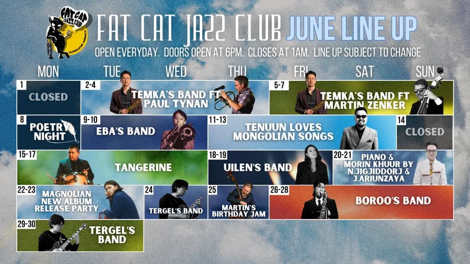 Fat Cat Jazz Club Ulaanbaatar