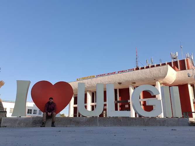 "I LOVE ULGII" letters